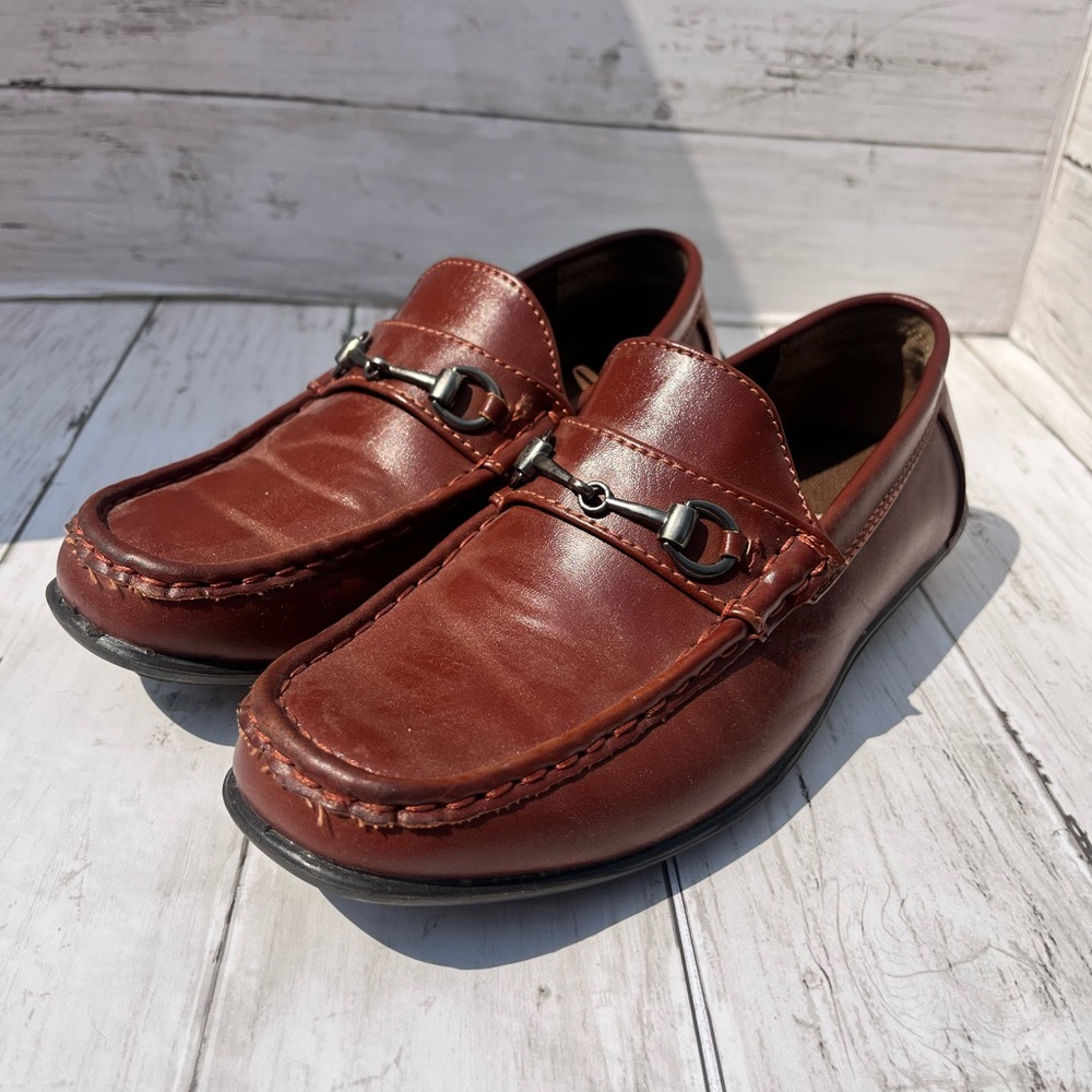 Boys deer stags dress shoe Latch size 3